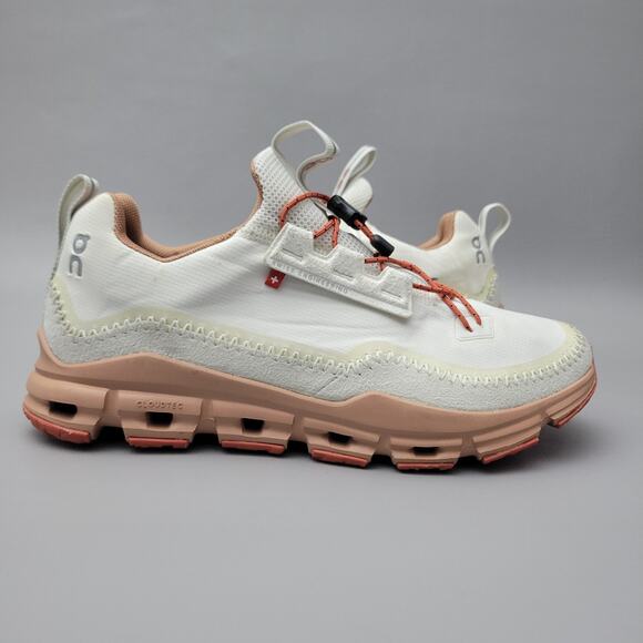 ON CLOUDAWAY ICE CHILI RED GREY WHITE RUNNING SHOES SZ 9 Womens - Picture 3 of 16